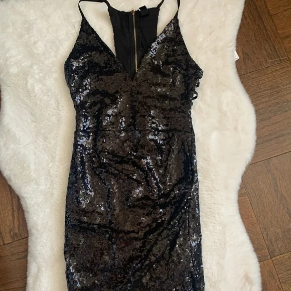 Windsor | Dresses | Black Sequin Dress | Poshmark